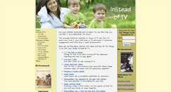 Desktop Screenshot of insteadoftv.com